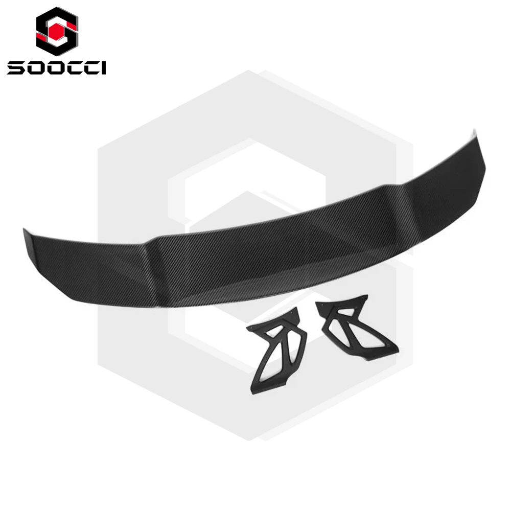 Carbon Fiber V Style Rear Spoiler for M3 F80 M4 F82 F83 Trunk Lip Splitter Performance Body Kits Body Kits 2014-2019