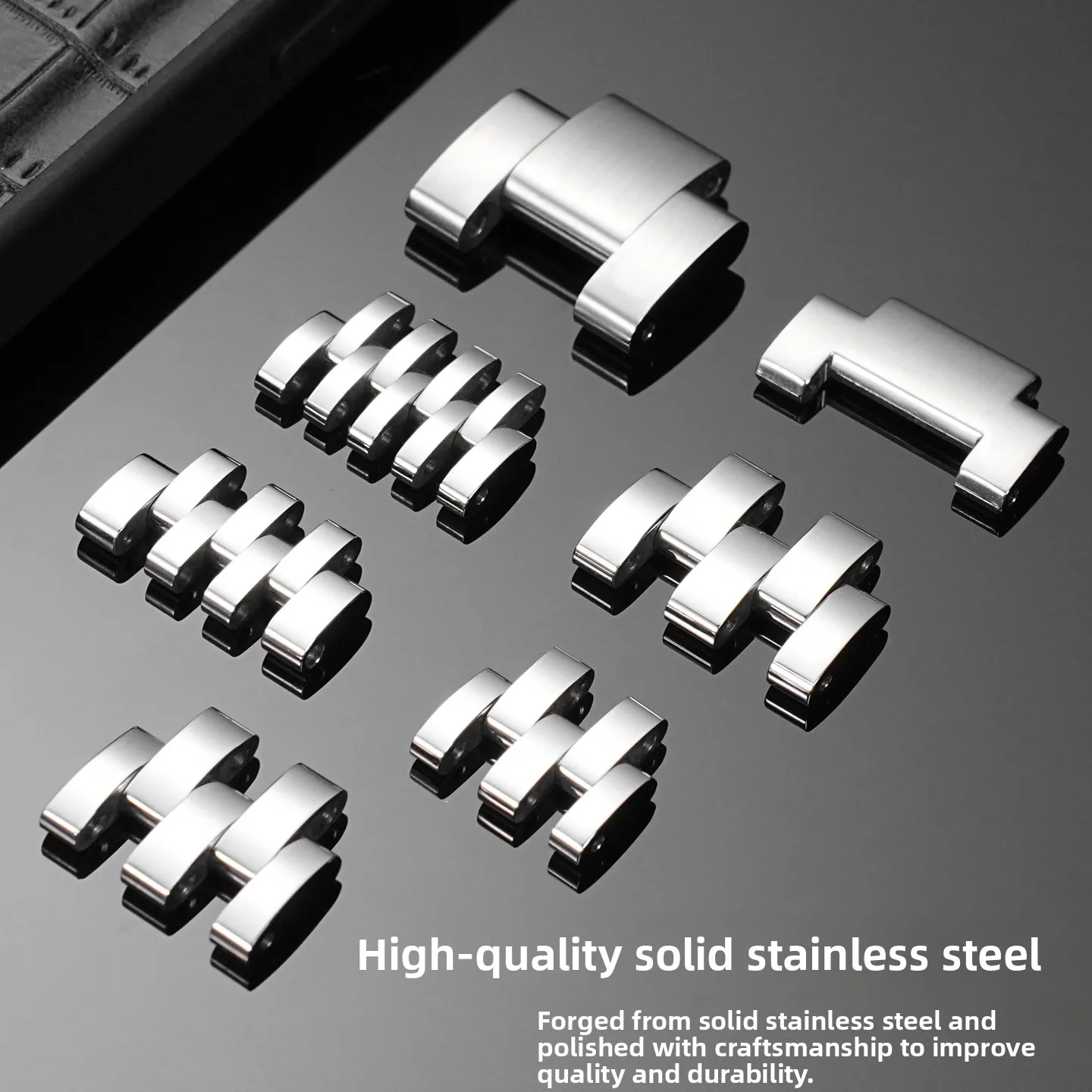 For Mido M007 M021 M027 M7600 M8600 M05430 M1130 Series Watchband Stainless steel Strap Extension Link Extra Metal Accessories