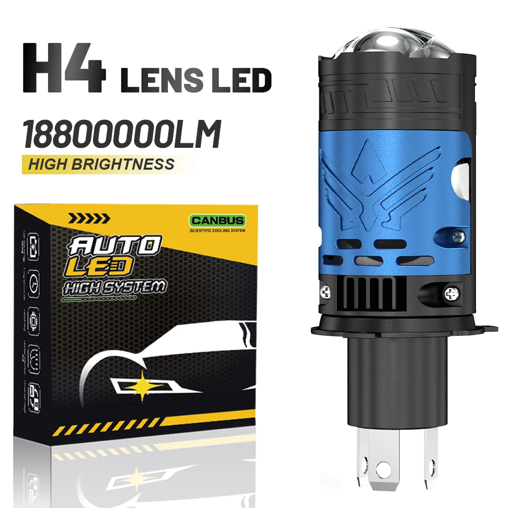18800000LM H4 LED Headlight Bulb Projector Canbus Super Bright LED 9800W 6500K Turbo Fan Hi/Low Beam Apply For Car&Motorcycle