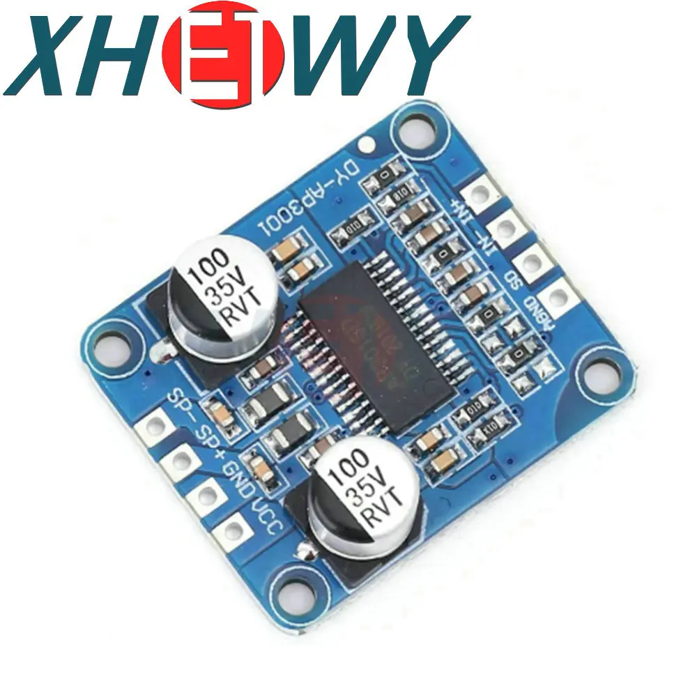 Digital Power Amplifier Board Module Class D 10W/20W/30W DC High Power Mono 12V 24V PWM Modulation DY-AP3001