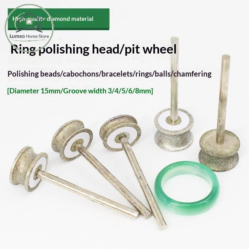 Concave Diamond Grinding Wheel 3-8mm For Glass Jade Ceramic Sharpening Rotary Polishing Tool