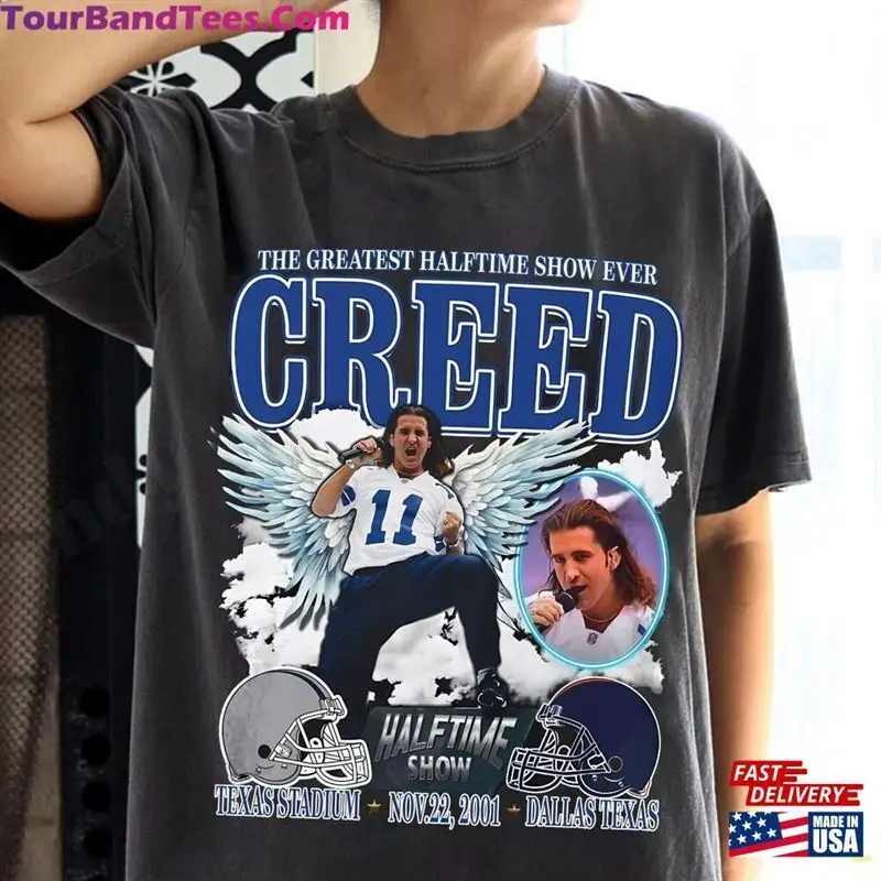 Il più grande spettacolo di mezza stagione di sempre Creed Shirt 2024 Music Concert T shirt NH11696