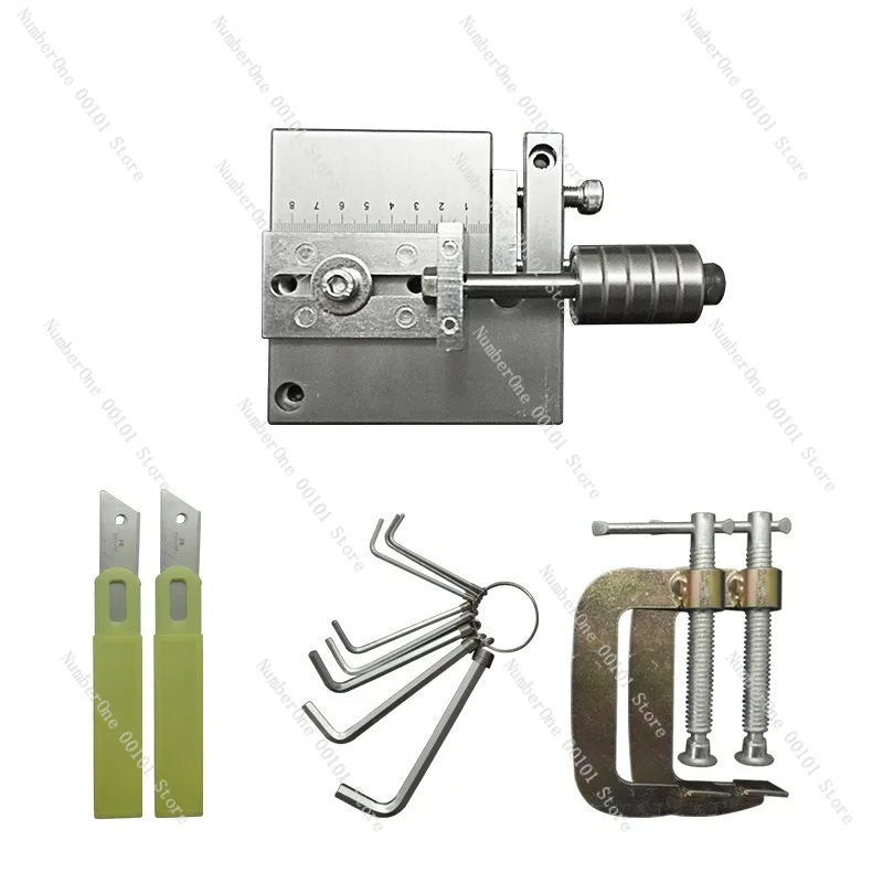 DIY Leather Cutting Tool Set Stainless Steel Cutter Leather Strap Rope Belt Cutting Machine Handmade Leather Craft Tool Kit