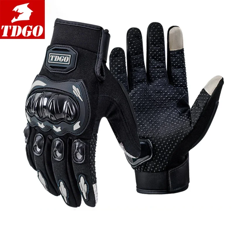 Low Price Summer Breathable Full-Finger Gloves for Motorcycle Dirt Bike Sport Racing & Riding Climbing Work Protective Equipment