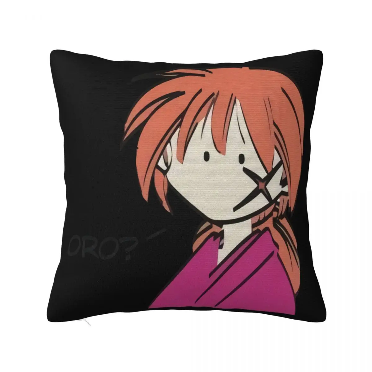 Rurouni Kenshin Himura Pillowcase Cushion Car Pillowcase Retro Sofa Anime Pillowcase Customizable