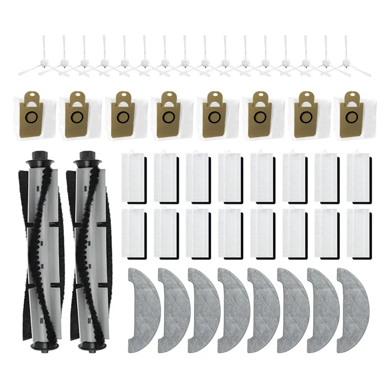 ABUS-For TAMA H14، Innos R7، LIHHAS LH90 فرشاة جانبية رئيسية فلتر Hepa ممسحة قماش كيس لجميع الغبار ملحقات قطع الغيار