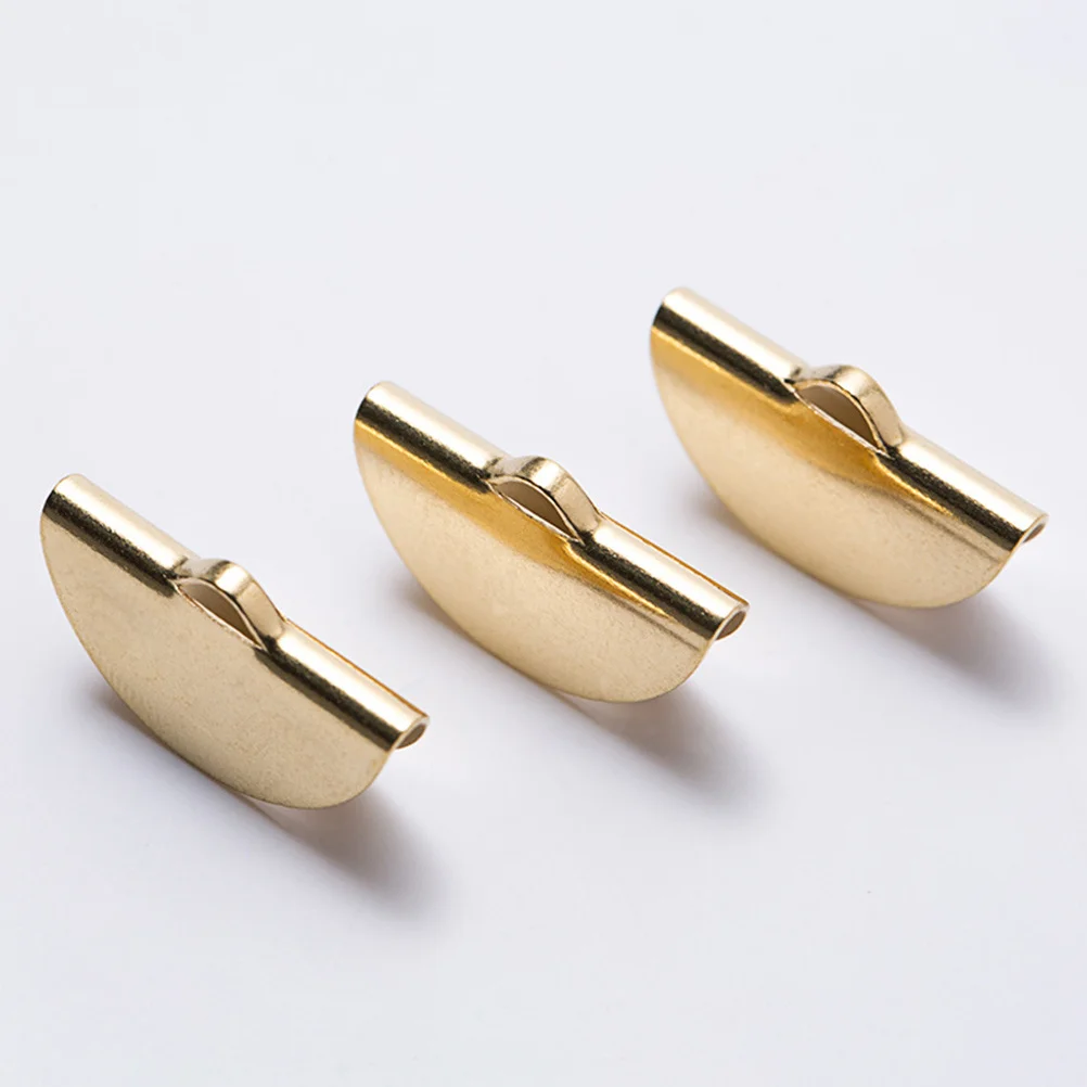 

100Pcs Easy Install Copper Tassel Clip Semicircle Fasteners for Bag Purse Travel Bag Semicircle Clip Jewelry Clasps