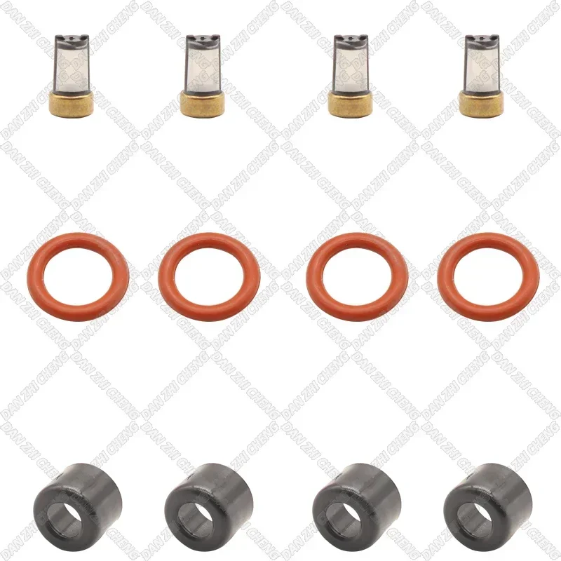 

4 set For 23250-0P030 TOYOTA TACOMA 4RUNNER TUNDRA 4.0L 23209-0P030 Fuel Injector Service Repair Kit Filters Oring Seal Grommets