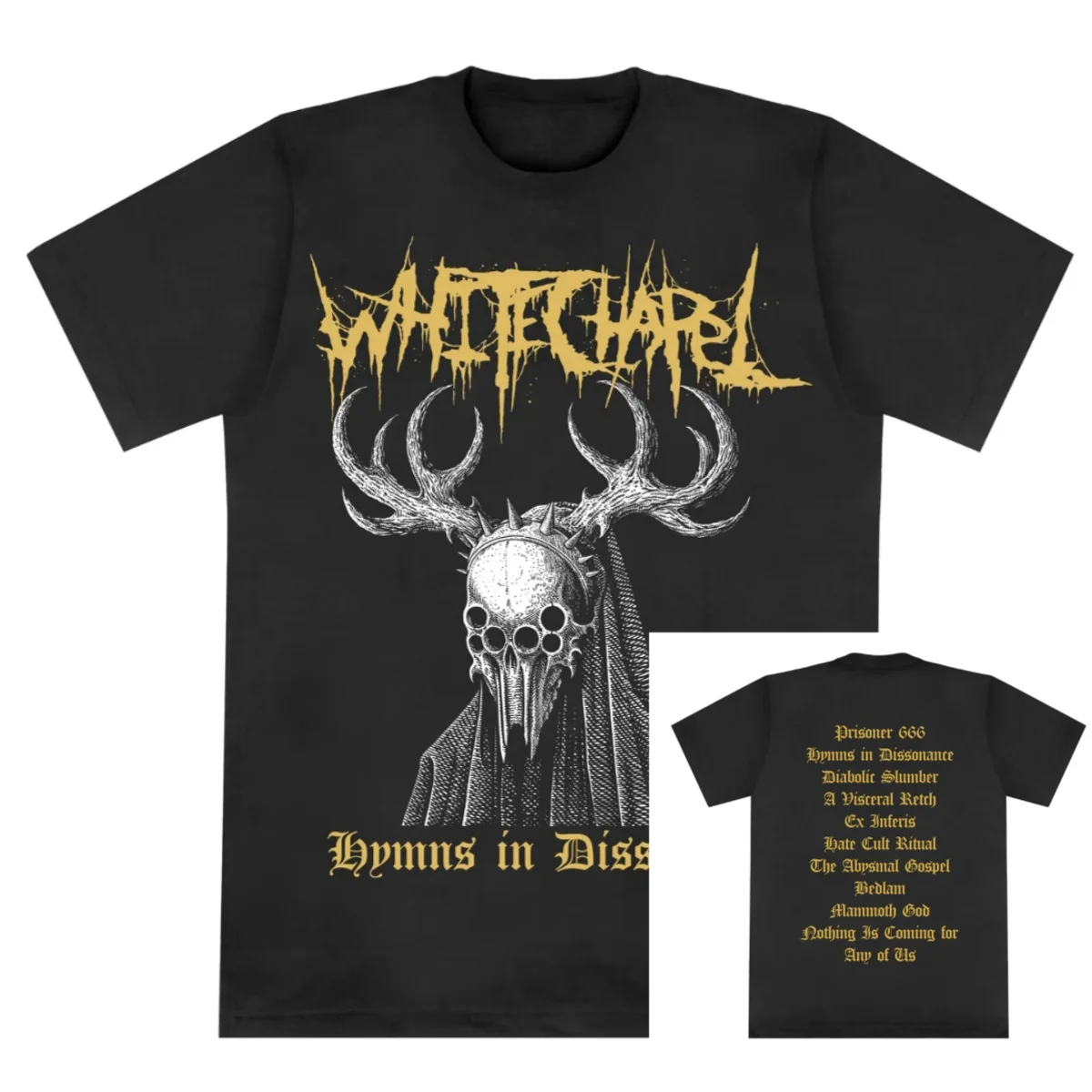 Neues 2026 Whitechapel Band T-Shirt 100% Baumwolle Grafik-T-Shirt für Männer und Frauen Sommer Streetwear Top