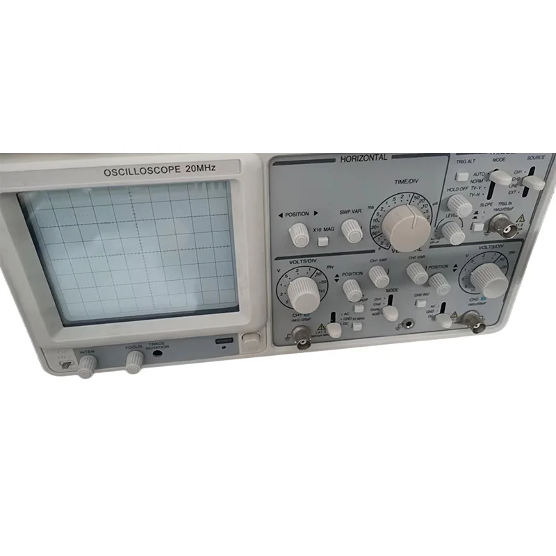 20MHz Portable Analog Dual Channel Oscilloscope for Laboratory