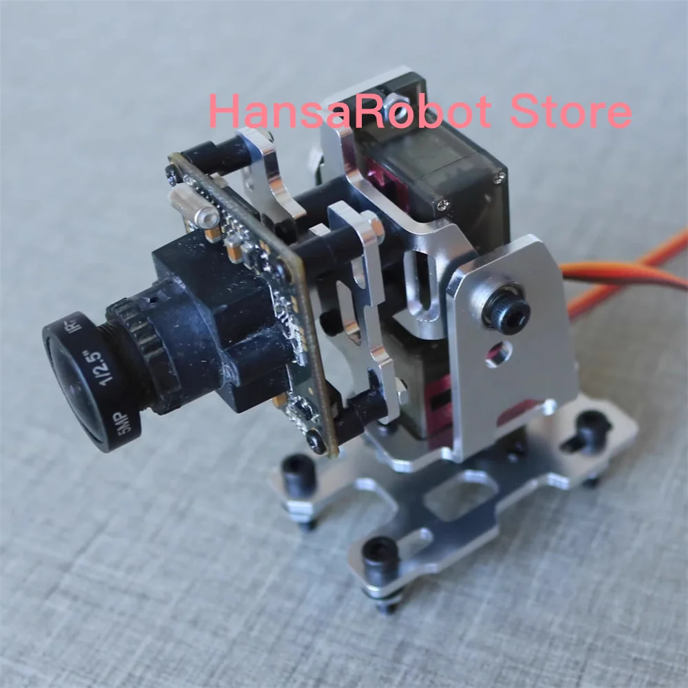 Metal Steering Engine Pan Tilt Bracket Sky End Fpv Head Tracking Dual Axis Model Camera 3