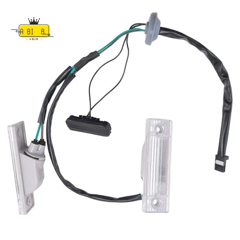 ABIB -Rear Back License Plate Light With Trunk Switch Button For Cruze Number Plate