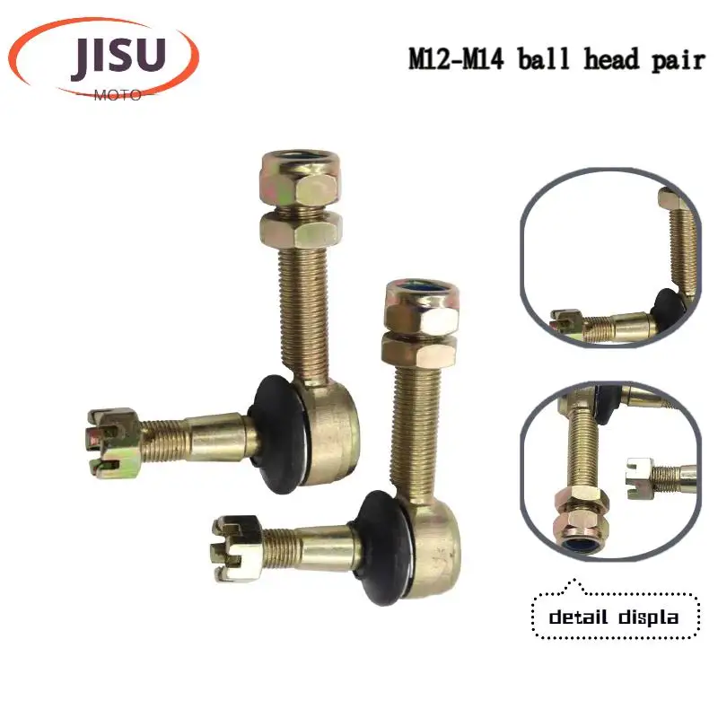 

Adjusting the steering tie rod ball head to replace the kart four-wheel off-road vehicle