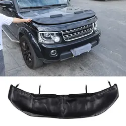 For Land Rover Discovery 3 4 2004-2016 Leather Car Hood Guard Sand Stone Guard Car Exterior Protection Modification Accessories