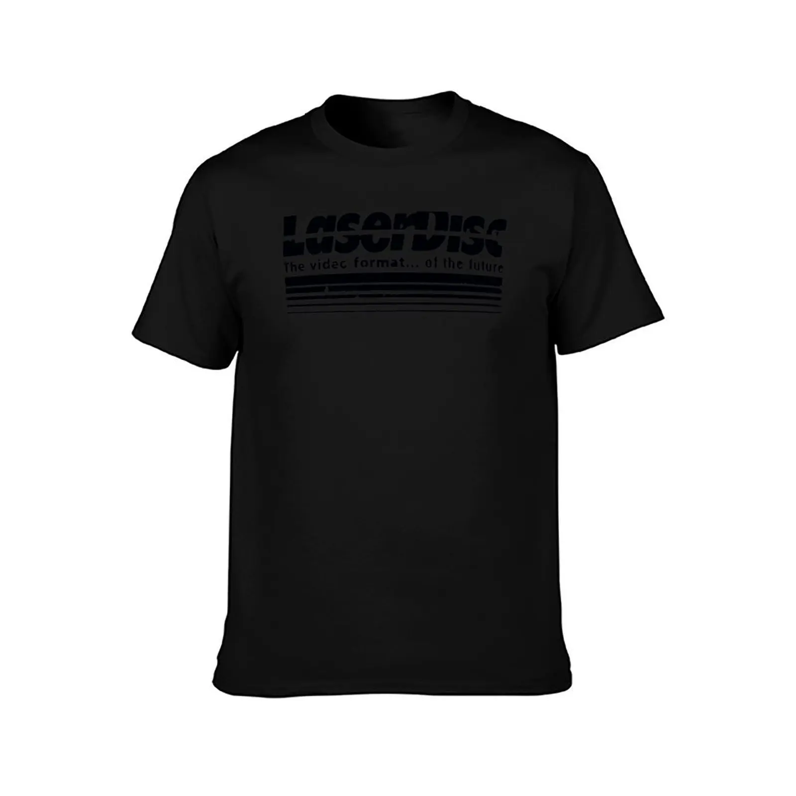 LASERDISC THE VIDEO FORMAT OF THE FUTURE STICKER AND LASER DISC SHIRT T-Shirt Plus Size Loose Fit T-Shirt