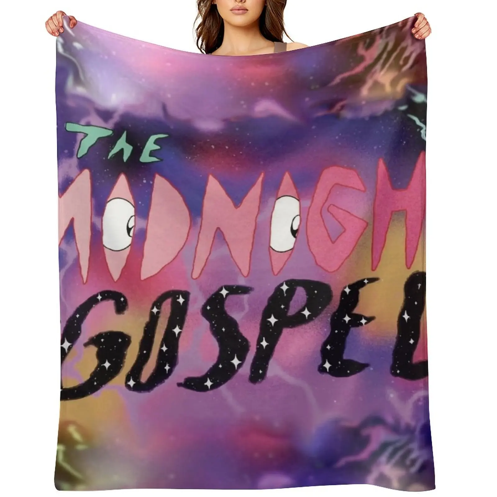 

Midnight Gospel Throw Blanket Soft Beds Sleeping Bag Polar for babies Blankets
