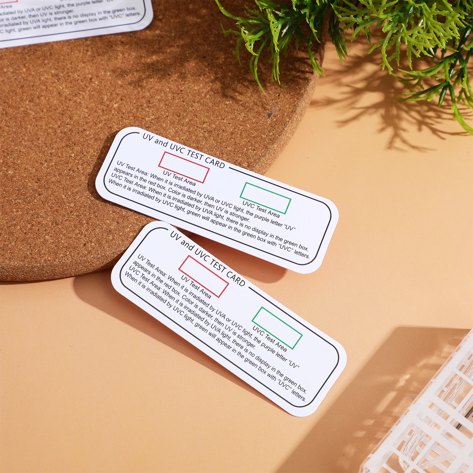 

UV Card Test Papers for Identifying Cards Tester Light Meters Accessories Uvc Testing Sticker Accessory