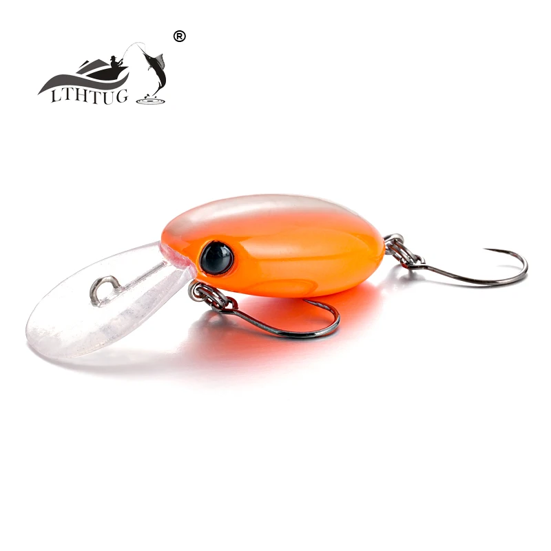 LTHTUG Trout Area Fishing Lure INCH CRANK Medium Diving 25mm 2g Slow Sinking Crankbait Noise Hard Artificial LW123