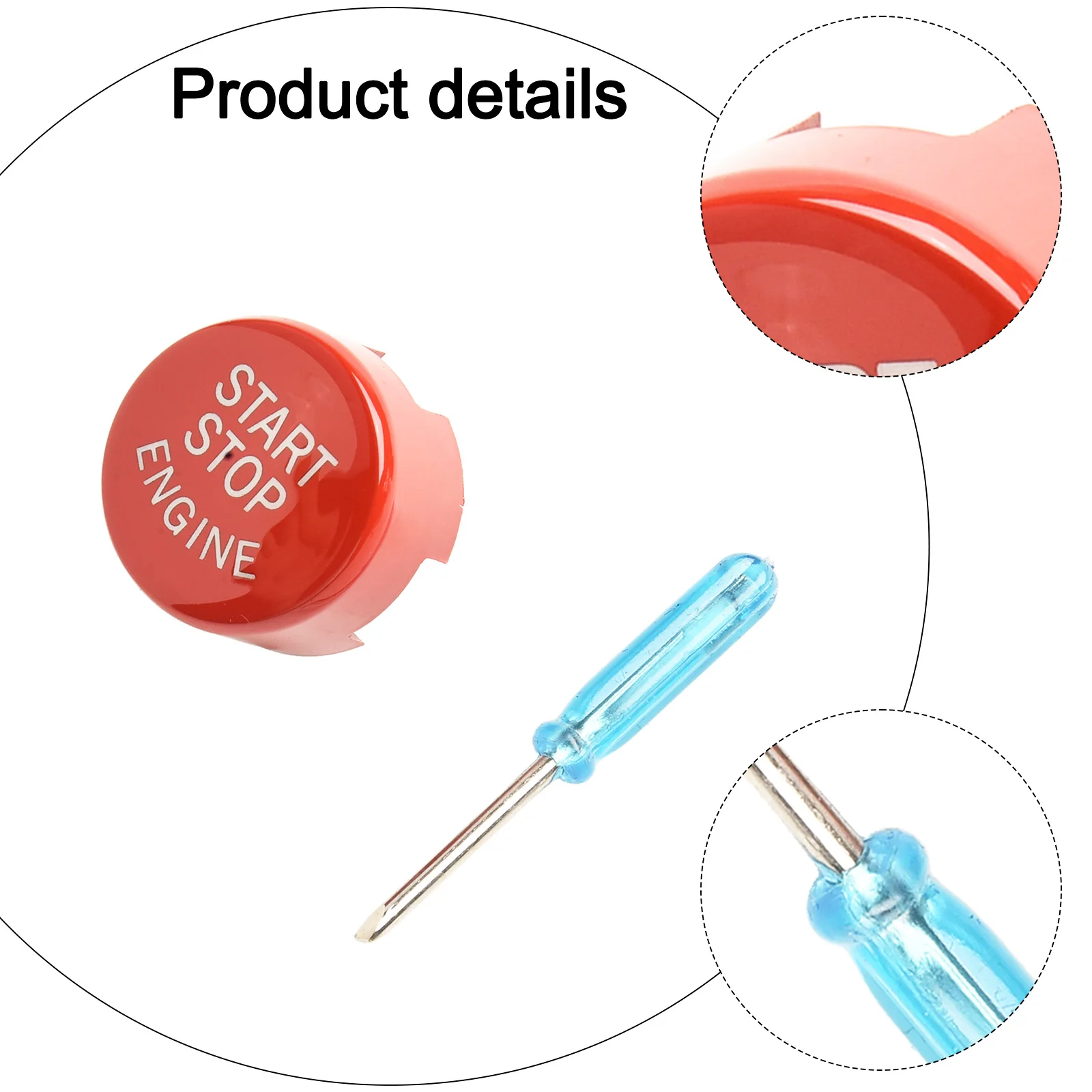 

Replacement For BMW F Chassis Series F10 F20 F30 Cover Reliable Plastic +1*Screwdriver Kit Set Red Sale Access