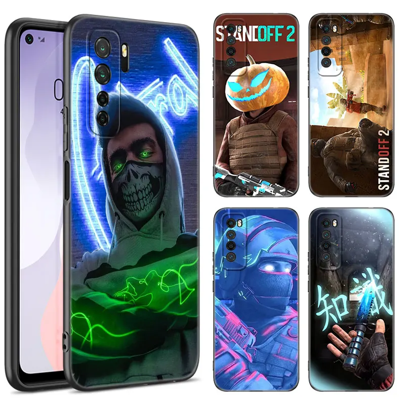 Game Standoff 2 Black Silicone Phone Case For Huawei Nova 11 12 Ultra 9 10 SE Pro 11E 11i 12i Y70 Plus Y60 Y61 Y71 Y72 Y90 Y91