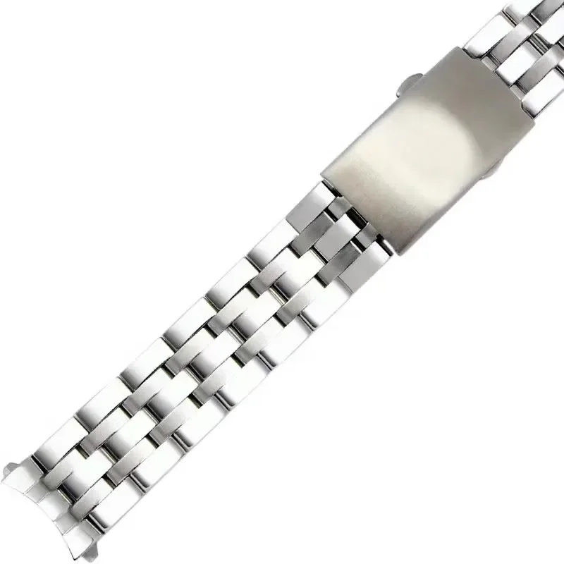 Watch Band For Tissot 1853 PRC200 T17 T461 T055 T014 Men 19mm Fold Clasp Strap Watches Accessories Stainless Steel Watchbands