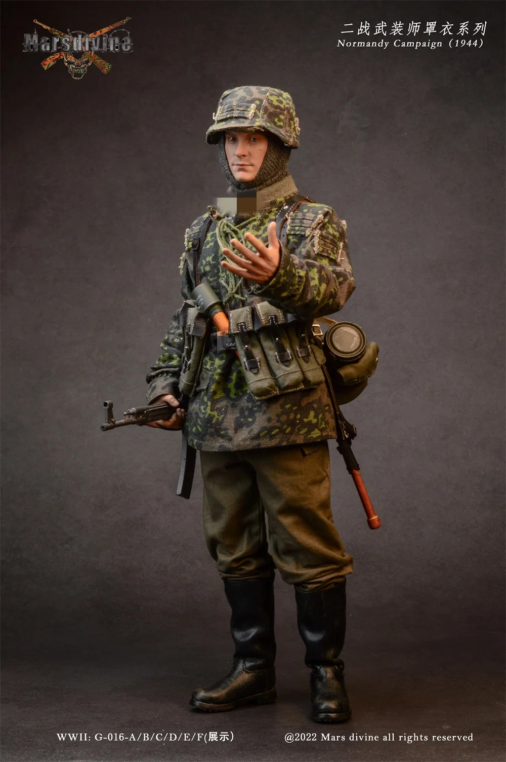 1/6 Mars Divine G016A G016B G016C G016D G016E G016F German Military Blouse Helmet Pant Accessories Fit 12\