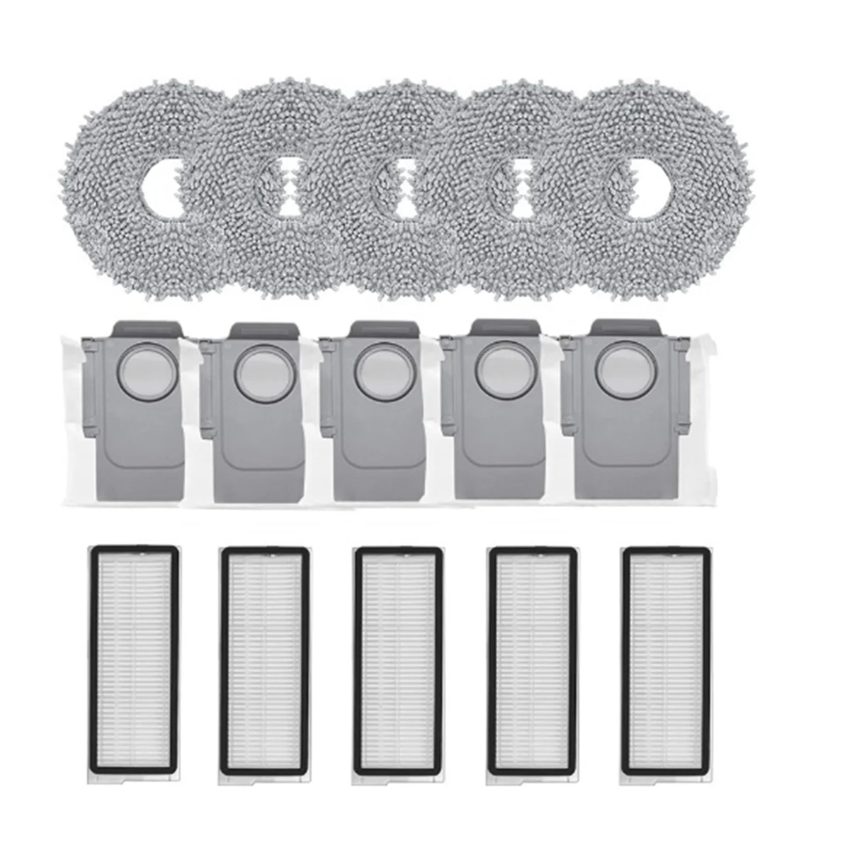 

FZFZ 15 Pcs Ultra Accessories for QRevo Curve/P20 Pro Sweeper Accessories