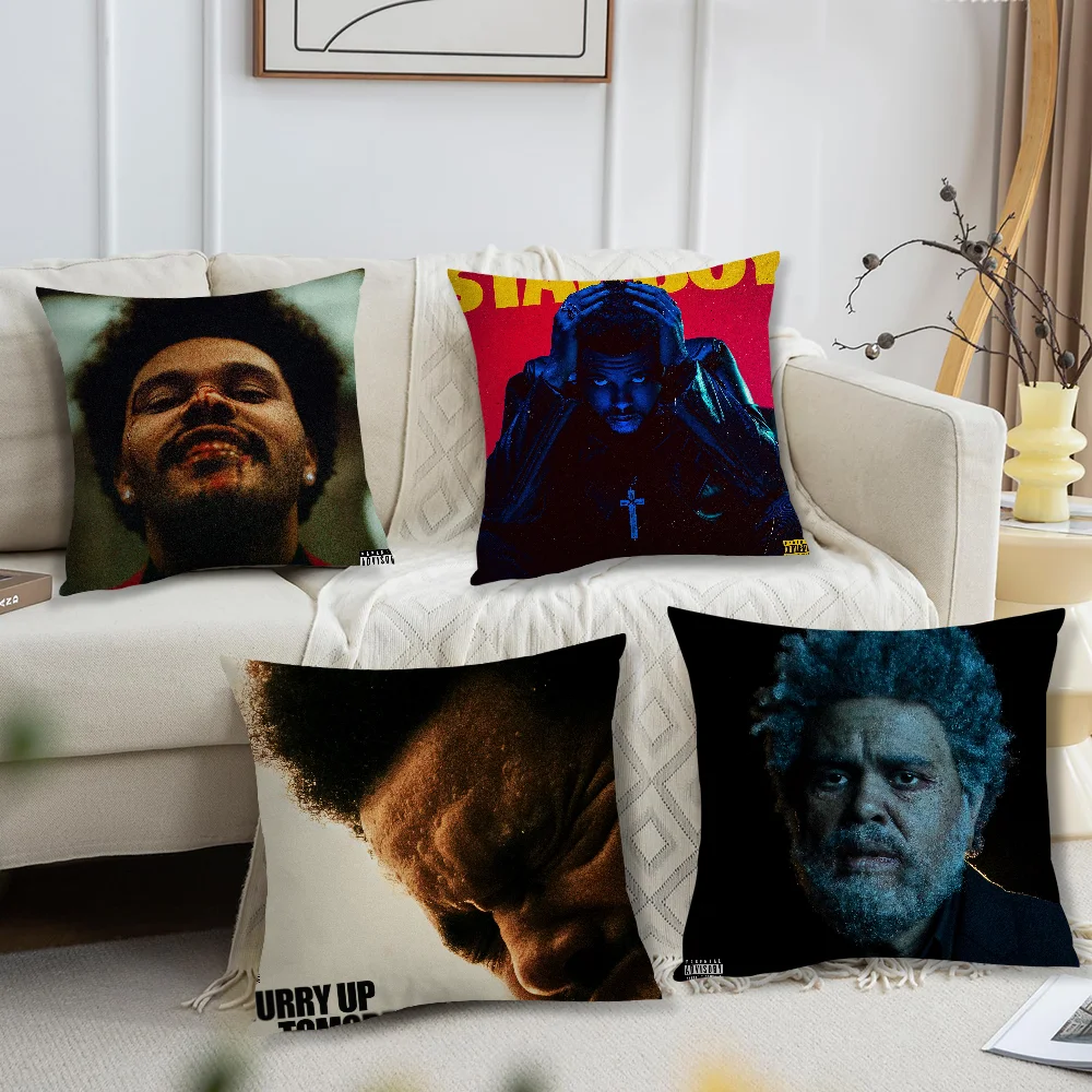 The W-Weeknd Hurry Up Tomorrow Pillow Case Living Room Sofa Cushion Cover Suitable For Home Bedroom Room Decoration