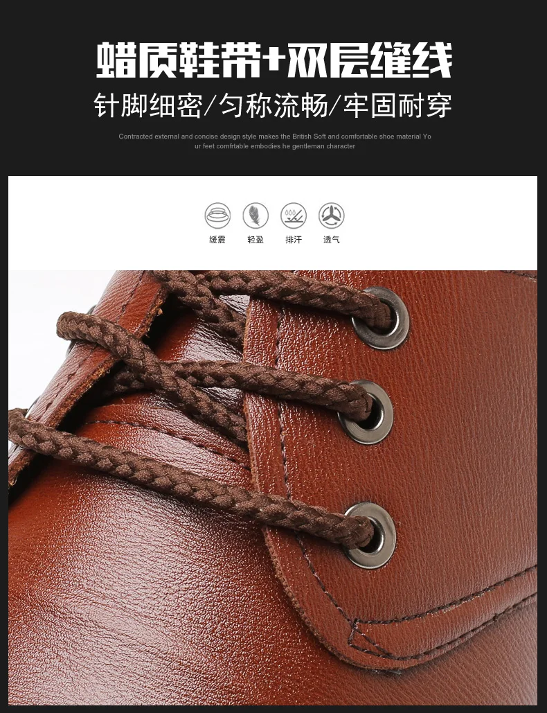 Formale Business-Oxford-Schuhe für Herren, klassische Leder-Kleiderschuhe für Hochzeit und Büro – Detail 8