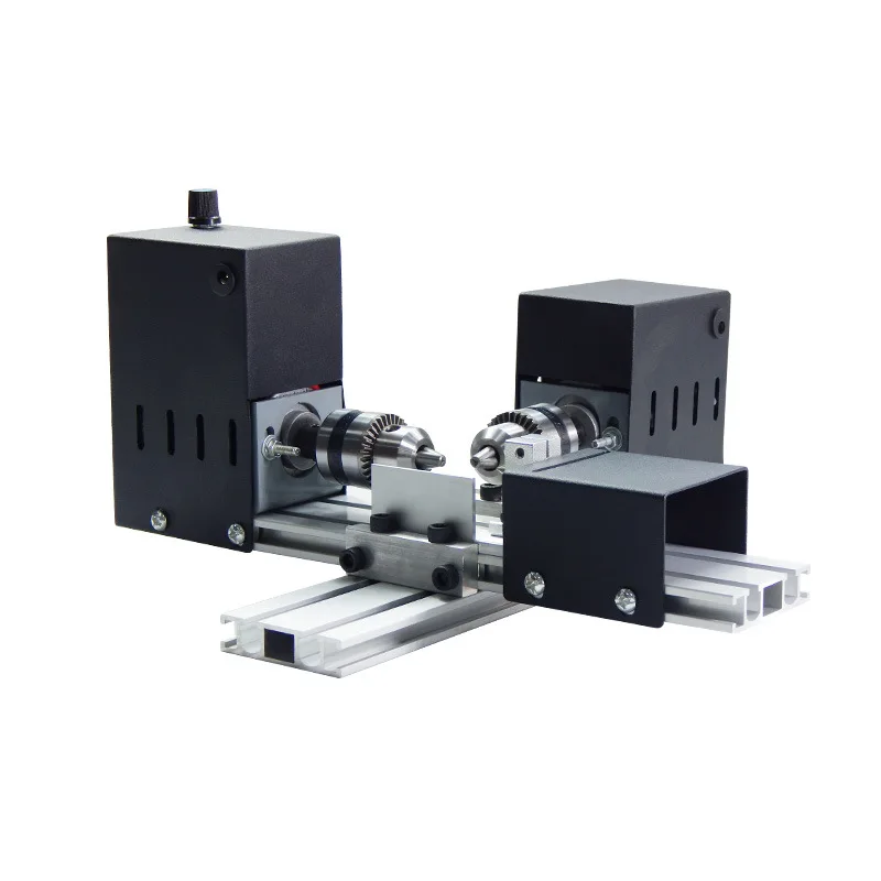 Lingyue household micro punching and grinding double motor semi-automatic bead machine wooden bead machine DIY mini cultural pla