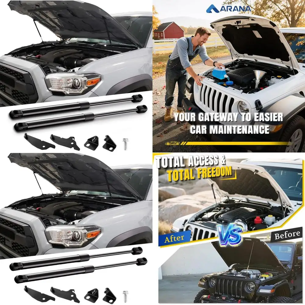 

QuickLIFT Hood Strut Kit for 2024-25 Tacoma and 2025+ 4Runner, No-Drill Front Lift Support System with Springs and Shocks, 2 Pie