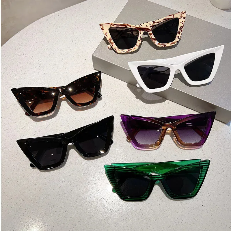 2025New lunettes De soleil mode œil De chat femme Vintage marque De luxe lunettes De soleil De créateur pour femme Protection UV400 Gafas De Sol