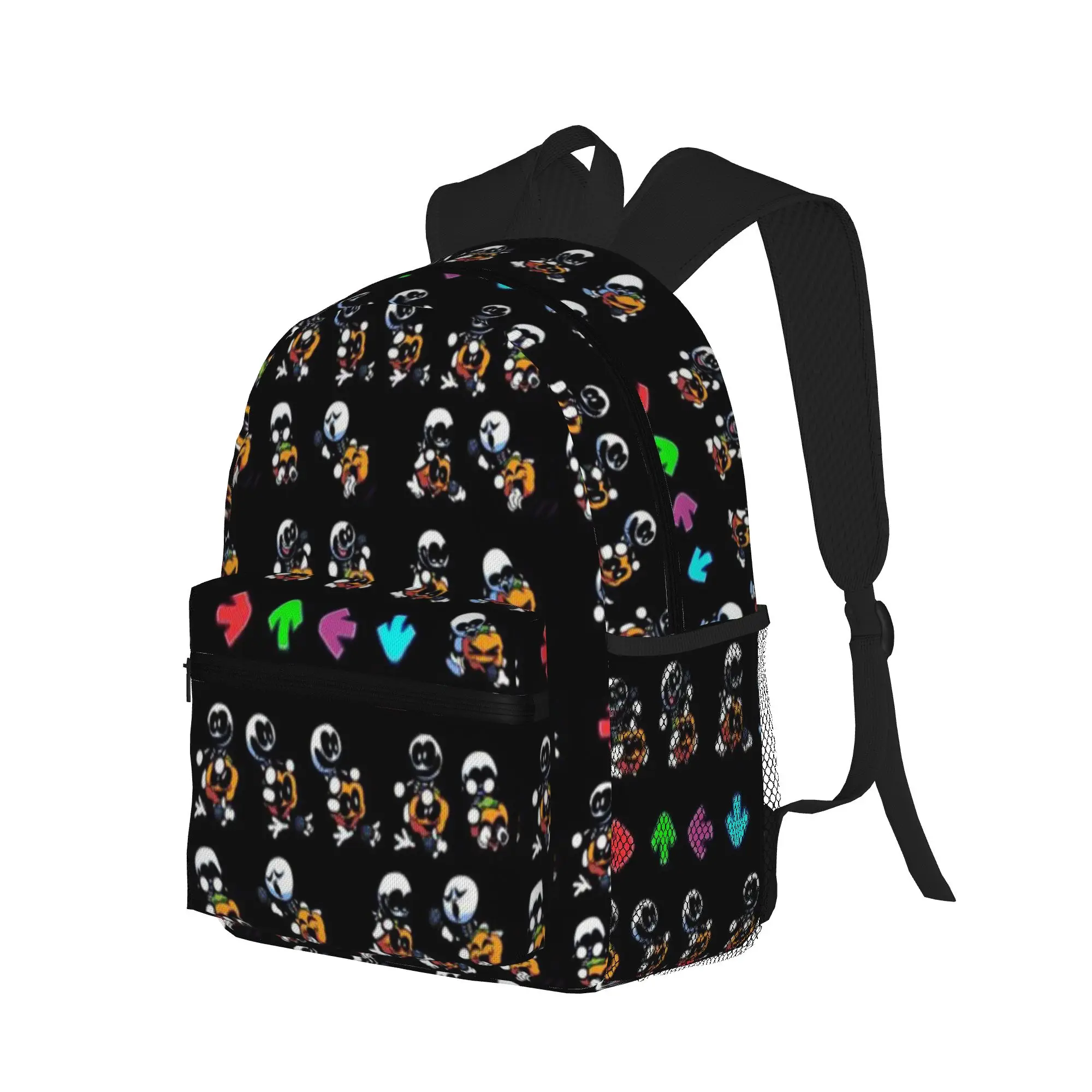 Skid   Pump Friday Night Funkin Black  Casual Backpack for Students and Adults Travel backpack