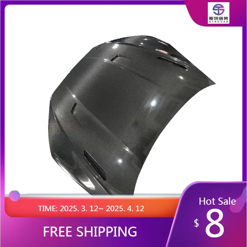 

Deren High QualityMatte Black Carbon Fiber Hood for Audis B9 A5 S5 RS5 Stealth Look Engine Hood