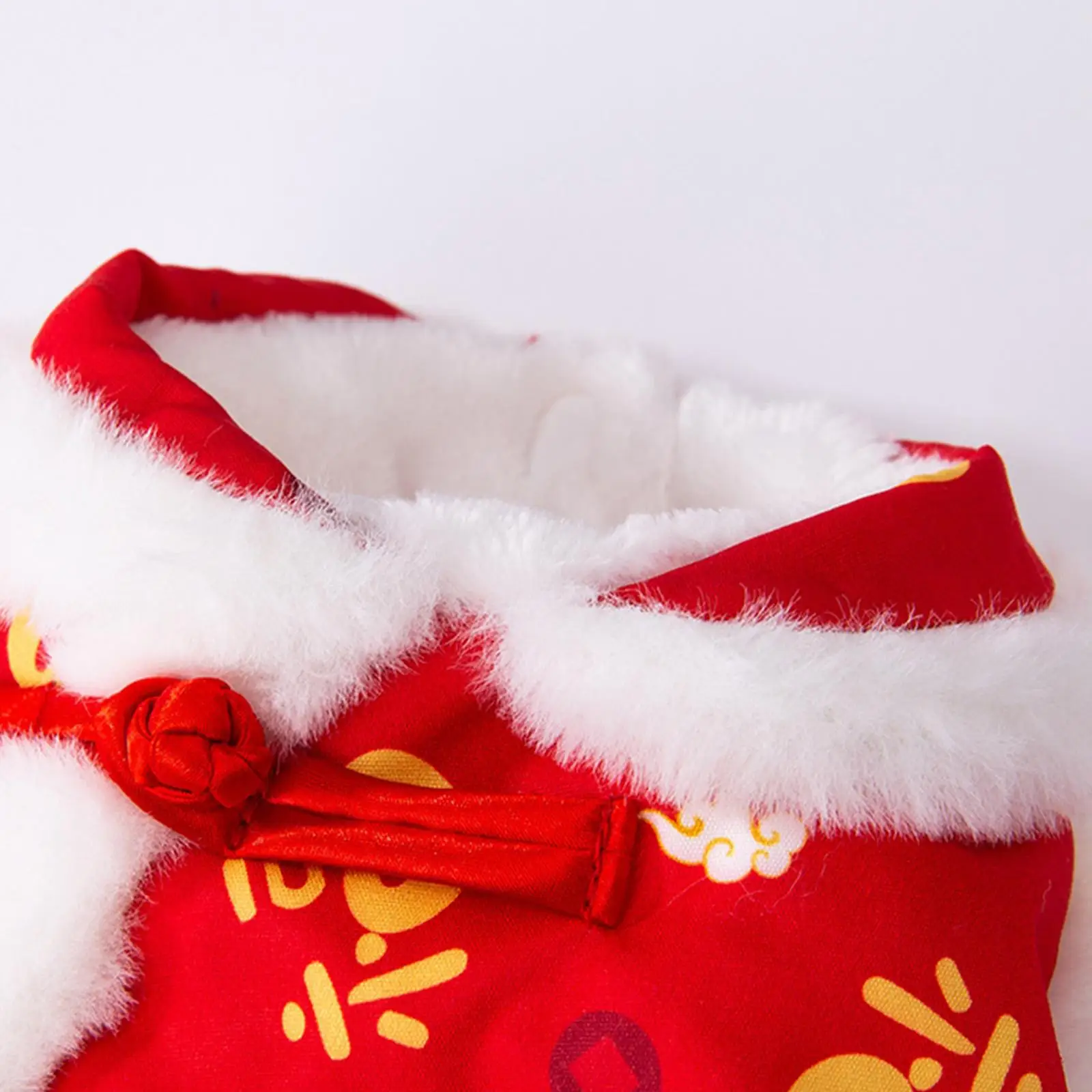 Tang Costume with A Scarf Soft Pet Dog Costume for Holiday Stage Performance