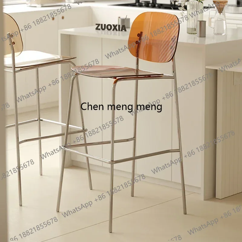 

Эргономичные прозрачные барные стулья для ресепшн, уличные дизайнерские стулья для балкона, обеденные стулья для вечеринок, мебель для столовой и гостиной