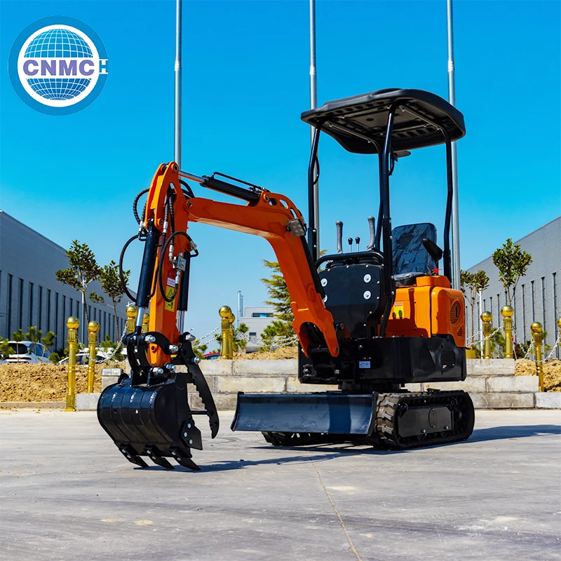 Miniescavadeira Kubota 1,5 T Fácil de operar Compacto Multifuncional Portátil Fabricado na China Crawler de jardim agrícola de alto desempenho