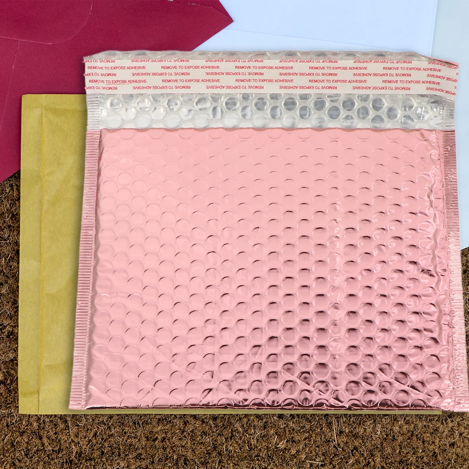 

25 шт. почтовых конвертов-пакетов с пузырчатой пленкой, сверхпрочные, с мягкой подкладкой, для хрупких предметов, водонепроницаемые, с надежной застежкой, для рукоделия