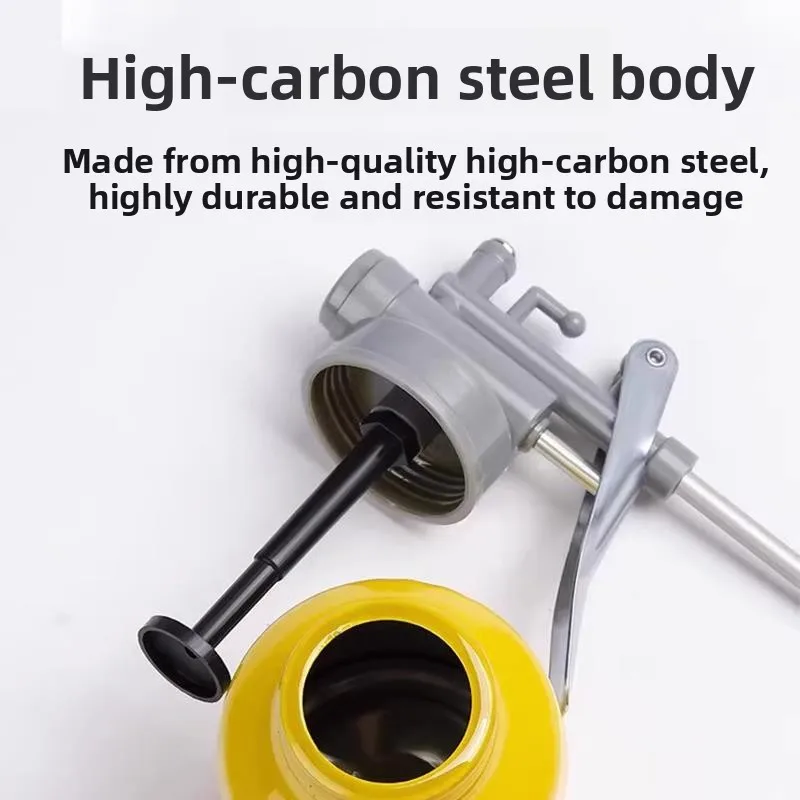 مسدس زيت بلاستيكي صناعي عالي الجودة، فوهة طويلة، أداة معدات تشحيم تعمل يدويًا لصيانة Auttive #5