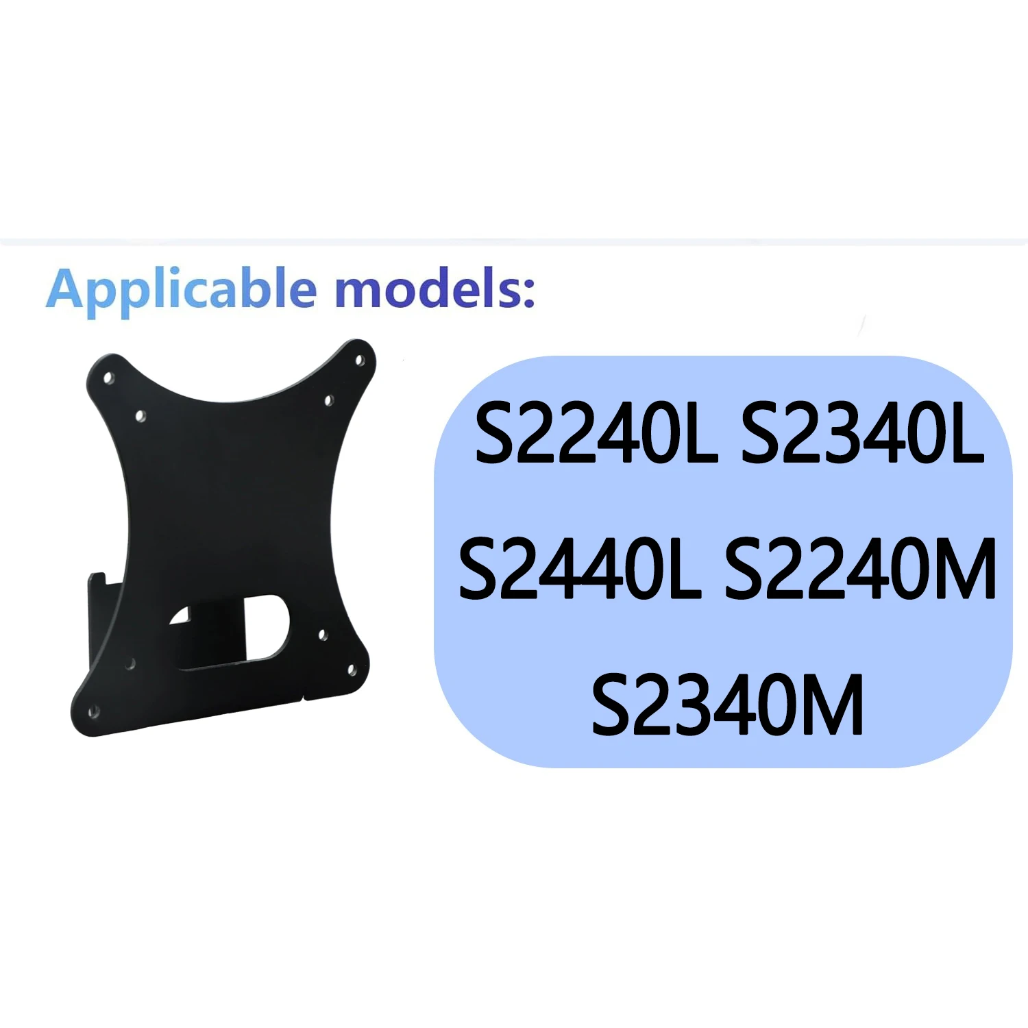 New VESA Adapter Plate Mounting Bracket Designed for Dell S2340L S2440L S2340M S2240L S2240M  Monitors by Mount Bracket view 2