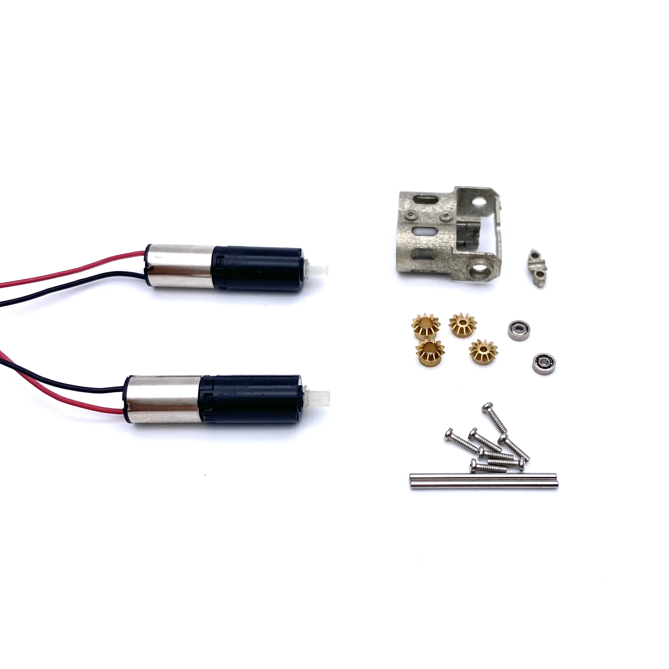 Imagem -02 - Modificação Estática mm Micro Caixa de Onda Dupla Faça Você Mesmo 87 72 Modelo de Veículo Rastreado Motor 42 242 1200rpm