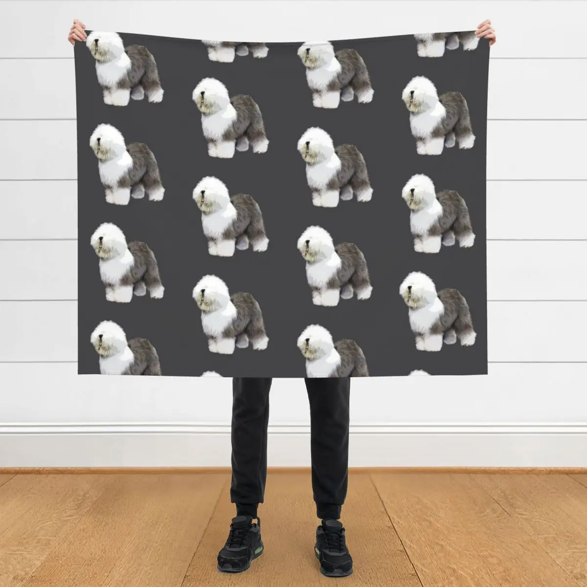 

Old English Sheepdog Beauty Throw Blanket Personalized Gift anime Thermals For Travel Fashion Sofas Blankets