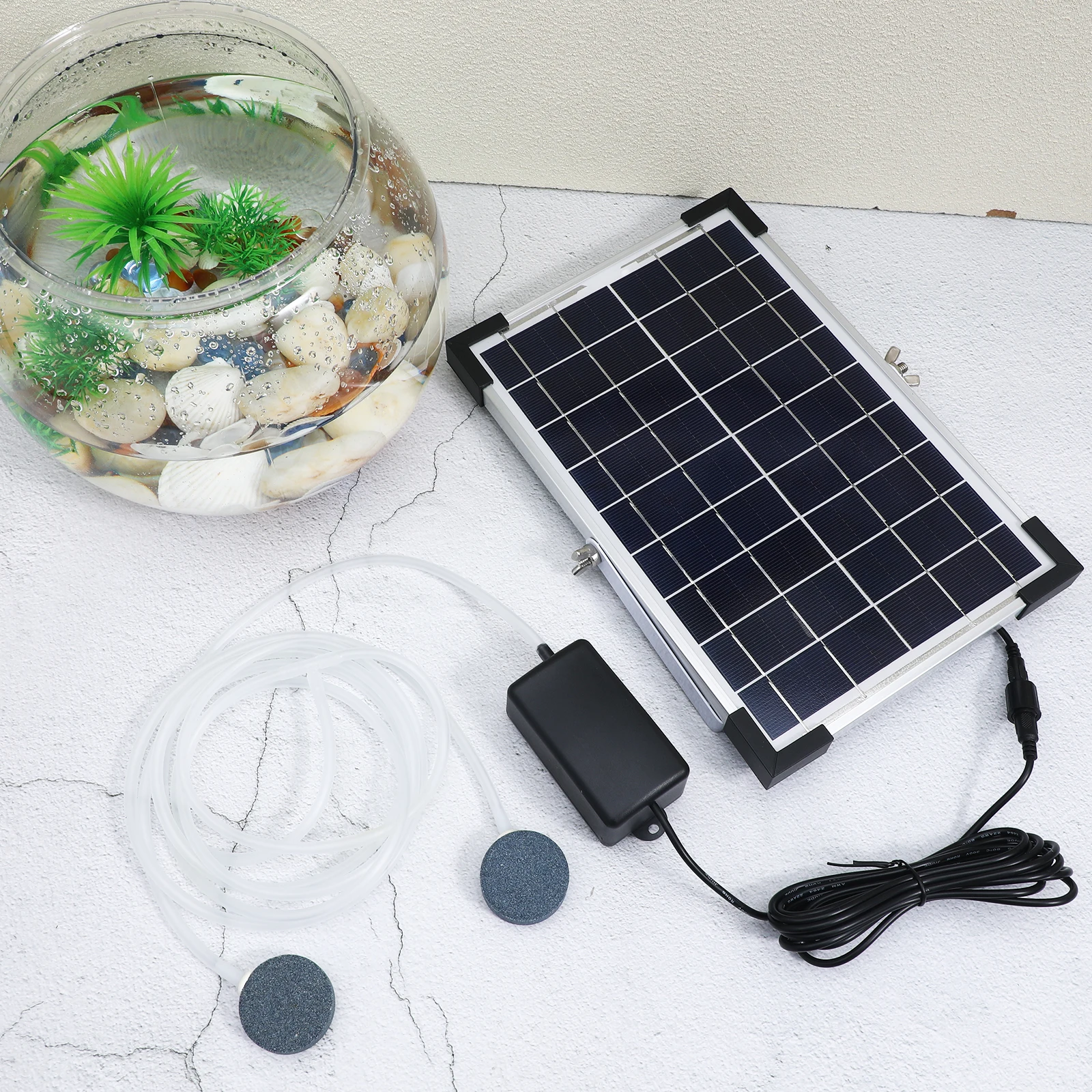 

Solar Oxygen 10V5W Fish Tank Aerator Pond Aerators Outdoor Ponds Aquarium Pump Oxygen Air Pump Garden Decor Accessories