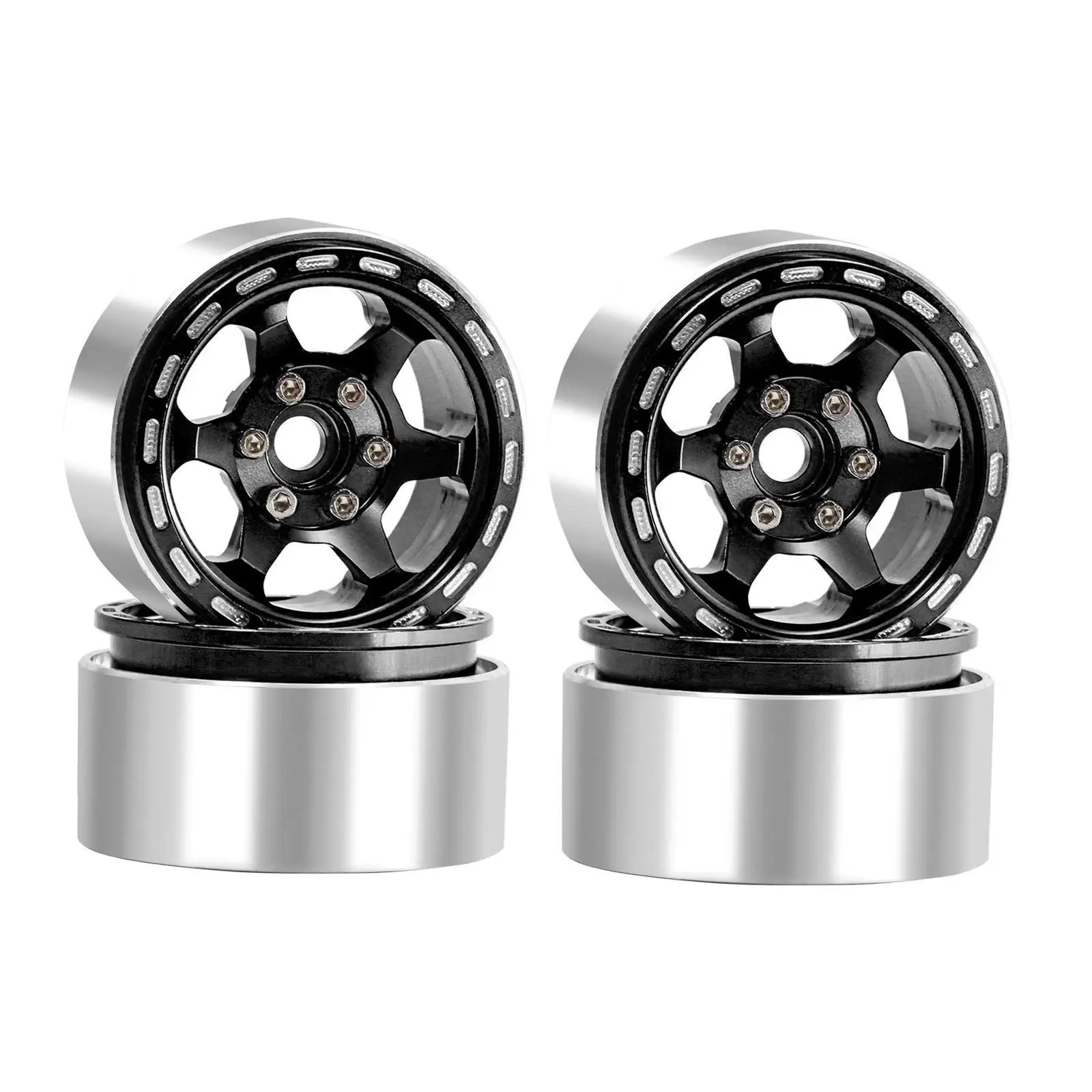 

Комплект из 4 металлических колесных дисков Beadlock 1.9 дюйма для радиоуправляемых моделей SCX10 D90