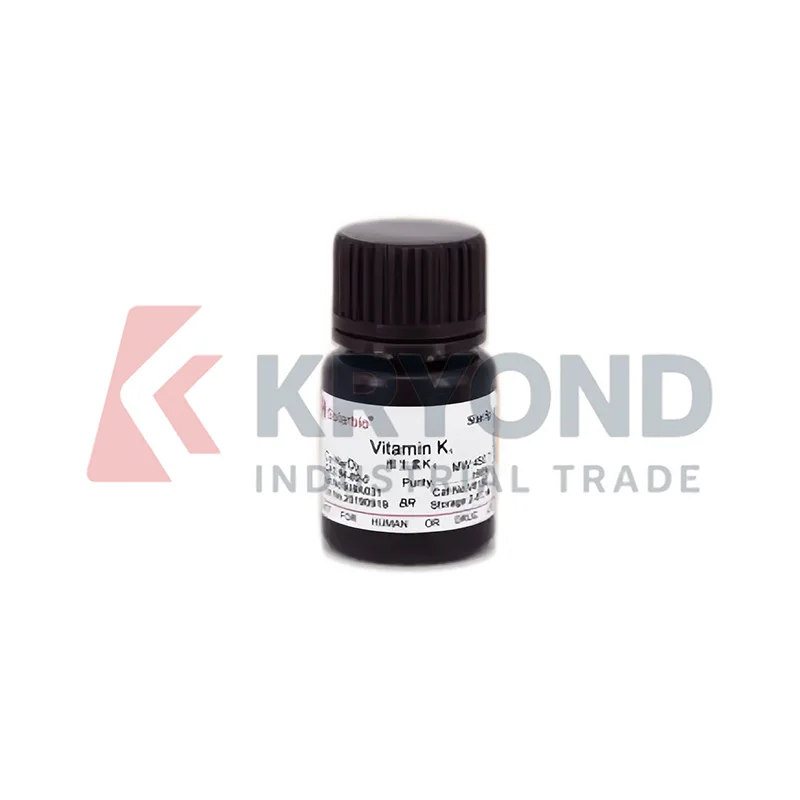 Solarbio Vitamin K1 V8150 CAS 84-80-0 ≥98 Percent Biochemical Reagent for Pharmaceutical Laboratory Analysis Lab Analytical Use