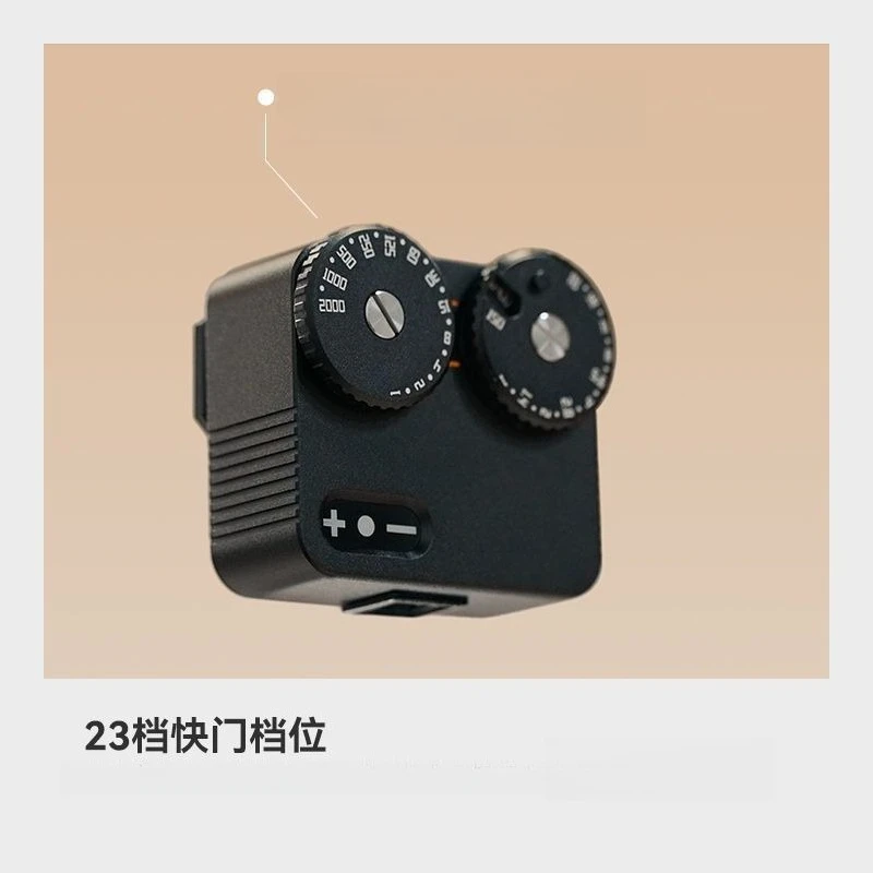 The second generation light meter is suitable for the side axis camera M3 M6 M4P black/silver metal double wheel