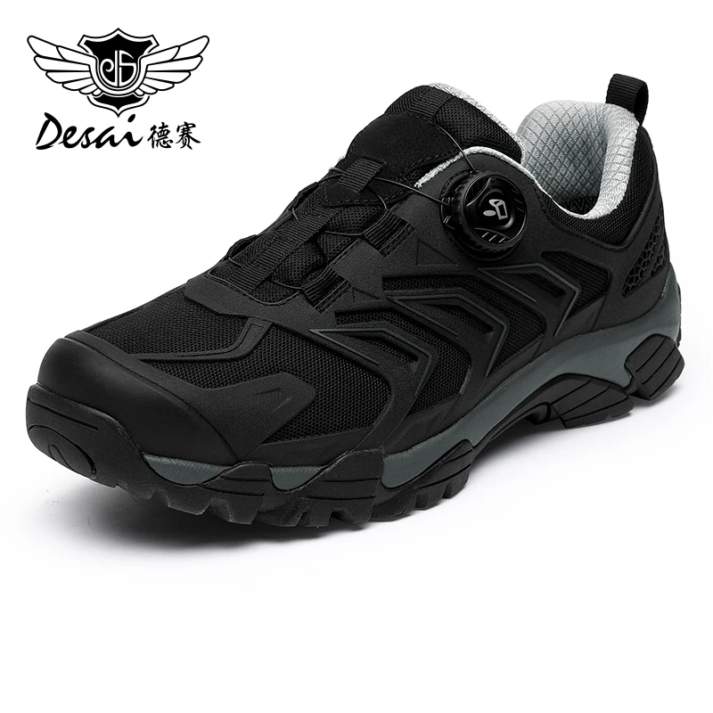 

DESAI Full Grain Leather Men Shoes Soft Bottom Casual Sneakers For Men Easy Wear Waterproof 2024 without Lace Up Design Fashion