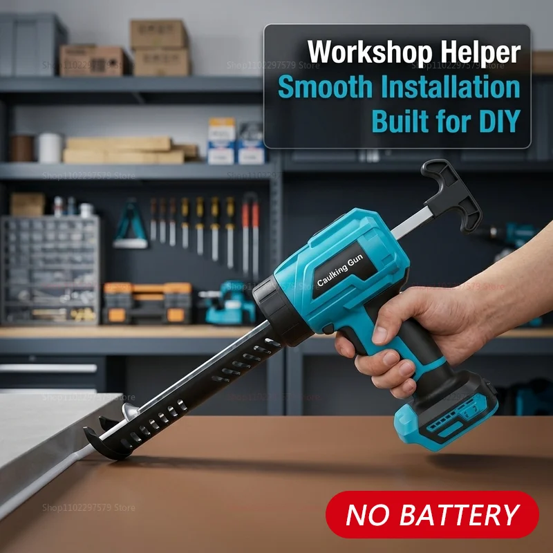 Tool Cordless Electric Caulking Gun Multifunctional 4 Adjustable Speed Filling Glue Gun For Makita 18V Battery(No Battery)