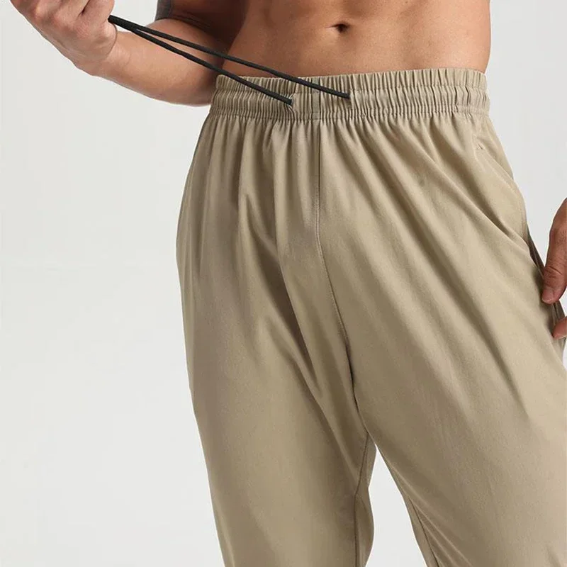 Men Running Pants With Pockets Soccer Training Sports Trousers Joggings Fitness Sweatpants Breathable Casual Quick Dry Costume