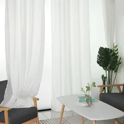 NH4225 striped blinds blackout vertical fantasy window screen outdoor waterproof curtain window screen white versatile